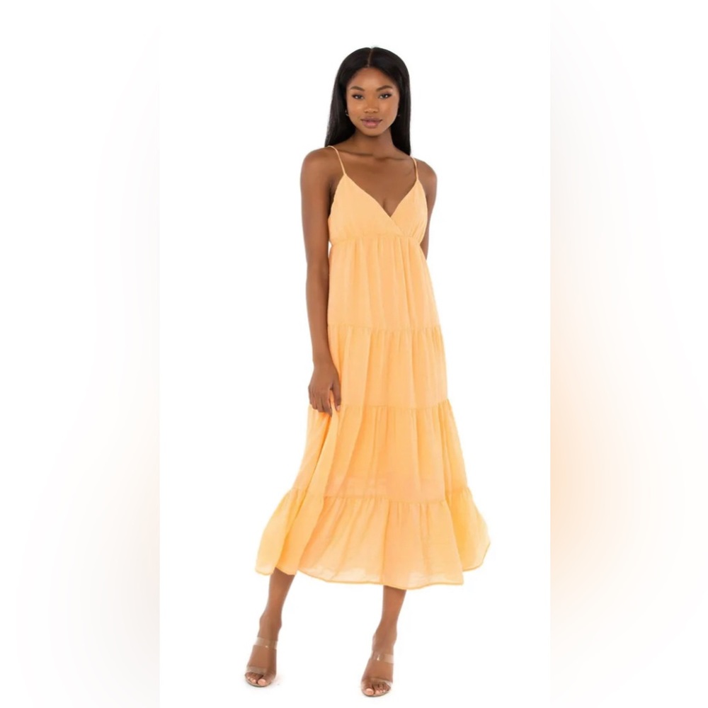 WAYF
OLIVIA TIERED MAXI DRESS Size Medium